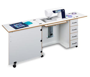 Sylvia Designs Sewing Machine Desk with 4 Drawers-920 - She Sewing Tables