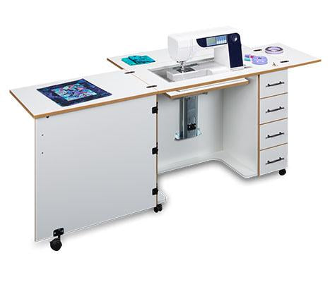 Sylvia Designs Sewing Machine Desk with 4 Drawers-920 - She Sewing Tables