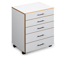 Sylvia Designs Storage Chest Rollabout with 5 Drawers – Model 490 - She Sewing Tables