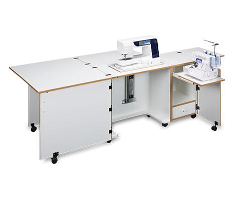 Sylvia Designs Quilting and Serger Combo Cabinet Model 1050Q - She Sewing Tables
