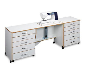 Sylvia Designs Storage Chest Rollabout with 5 Drawers – Model 490 - She Sewing Tables