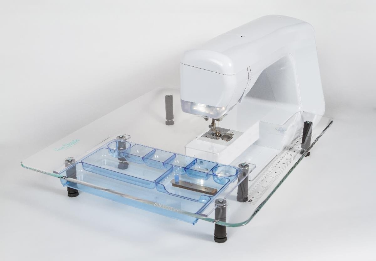 Small Clear Sew Steady Extension Table